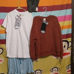 Ruffle pJ short combo